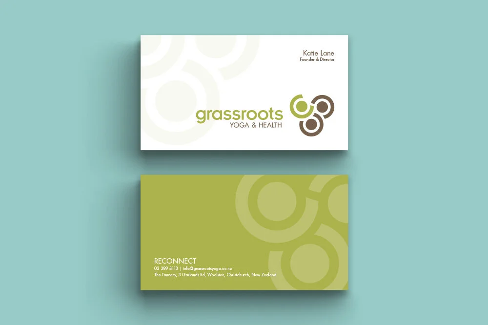Grassroots Yoga & Health Business Cards