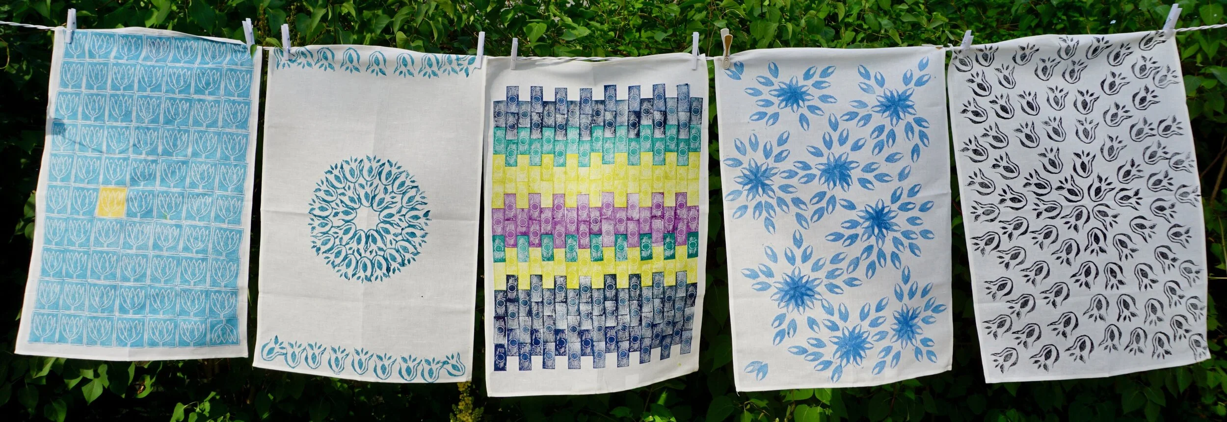 Lizinspires retreat_ blockprirnted teatowels-min.jpeg