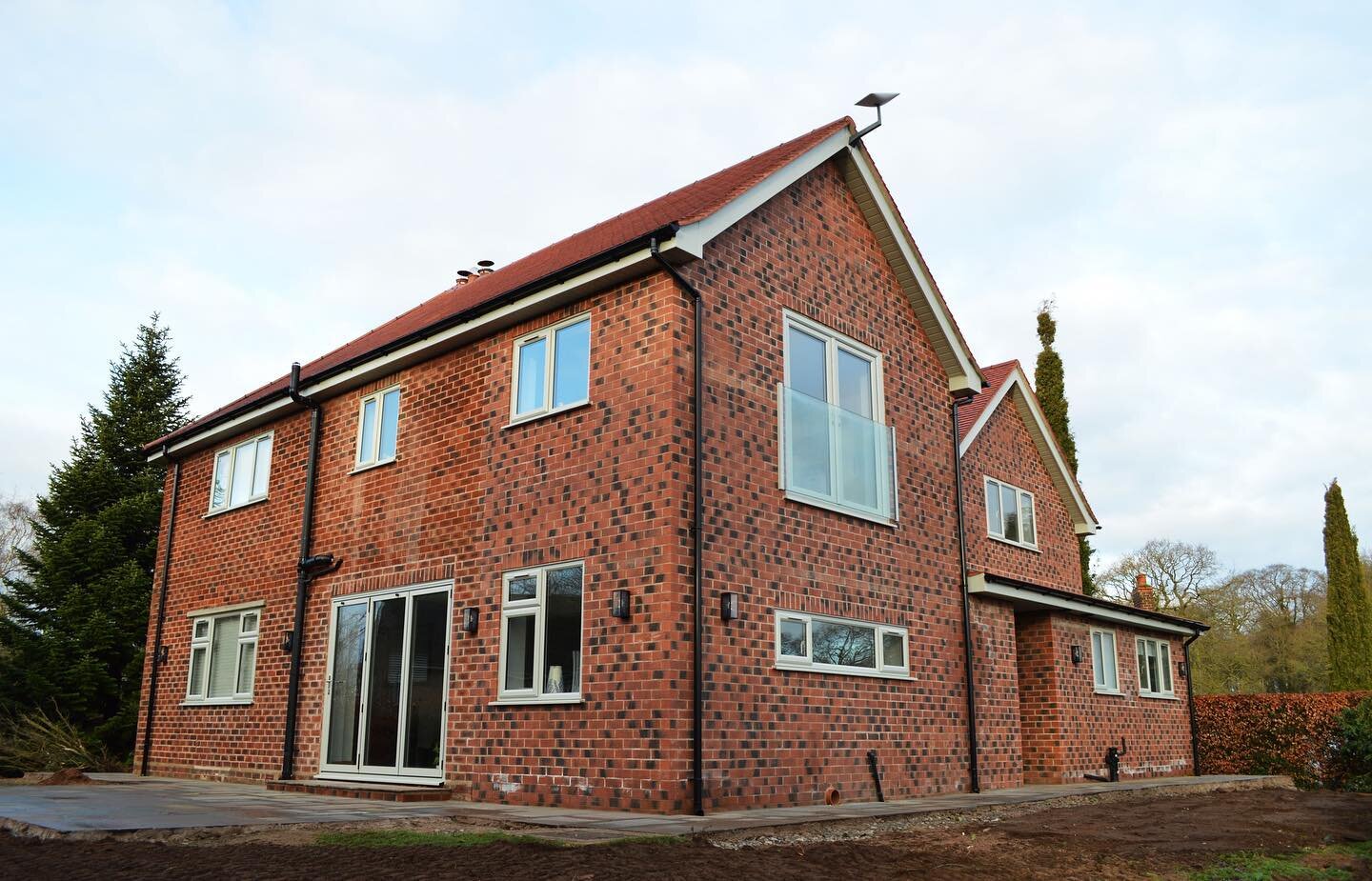 Double storey wrap-around extension, re-roof and complete renovation of a 1950&rsquo;s detached home in Whitegate originally built for ICI executives relocating to the then-new factory in Northwich. 

The house remains in the hands of the original fa