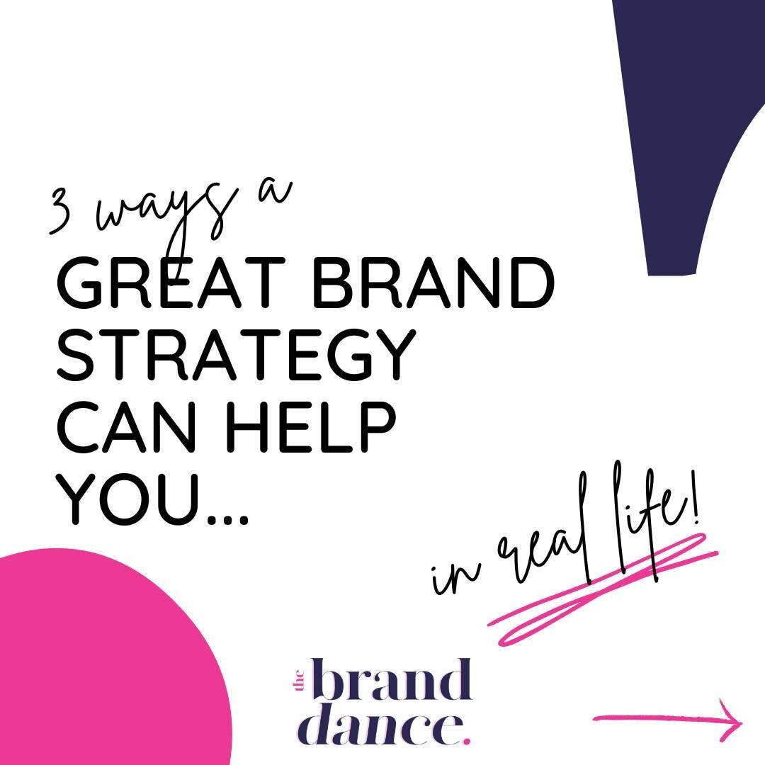 A great #brandstrategy is the ULTIMATE time saver for a small business owner!⁠
⁠
That's because, above all, a great strategy helps you make decisions - easily, confidently and with clarity. Ultimately, it SAVES. YOU. TIME. ⁠🙌🙌🙌⁠
⁠
There's a bunch 