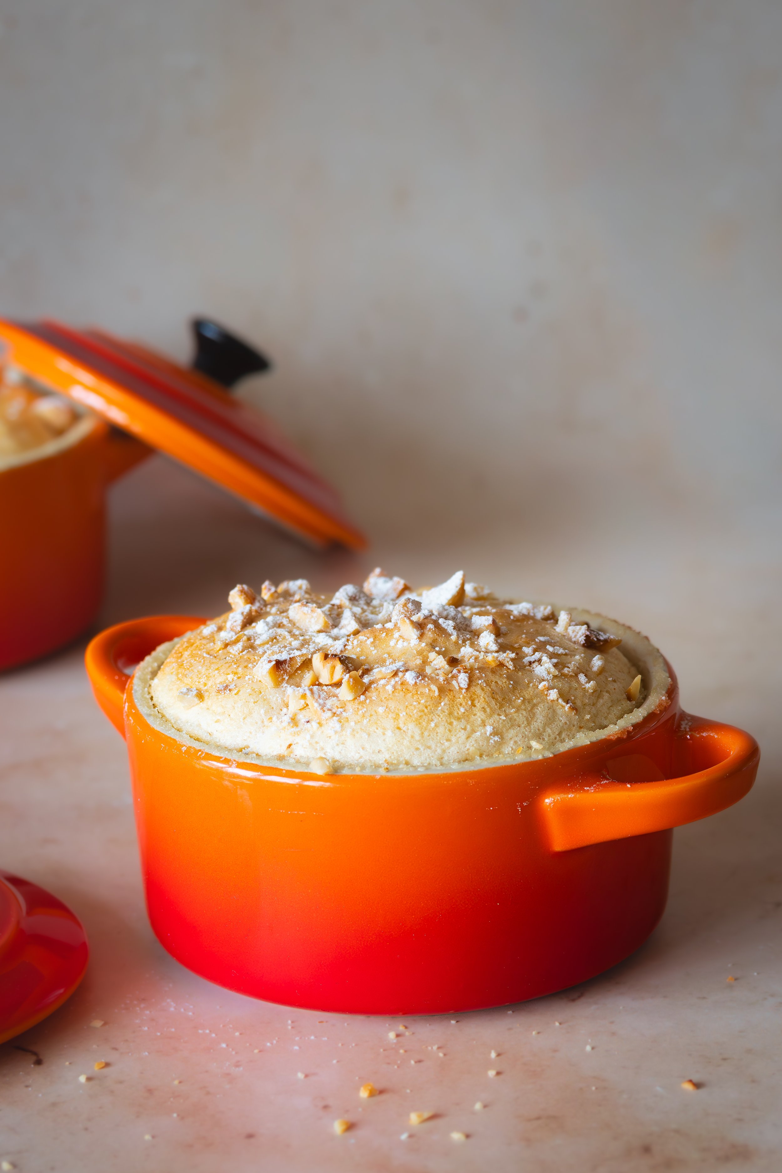 Hazelnut Tonka Bean &amp; Berry Soufflé 