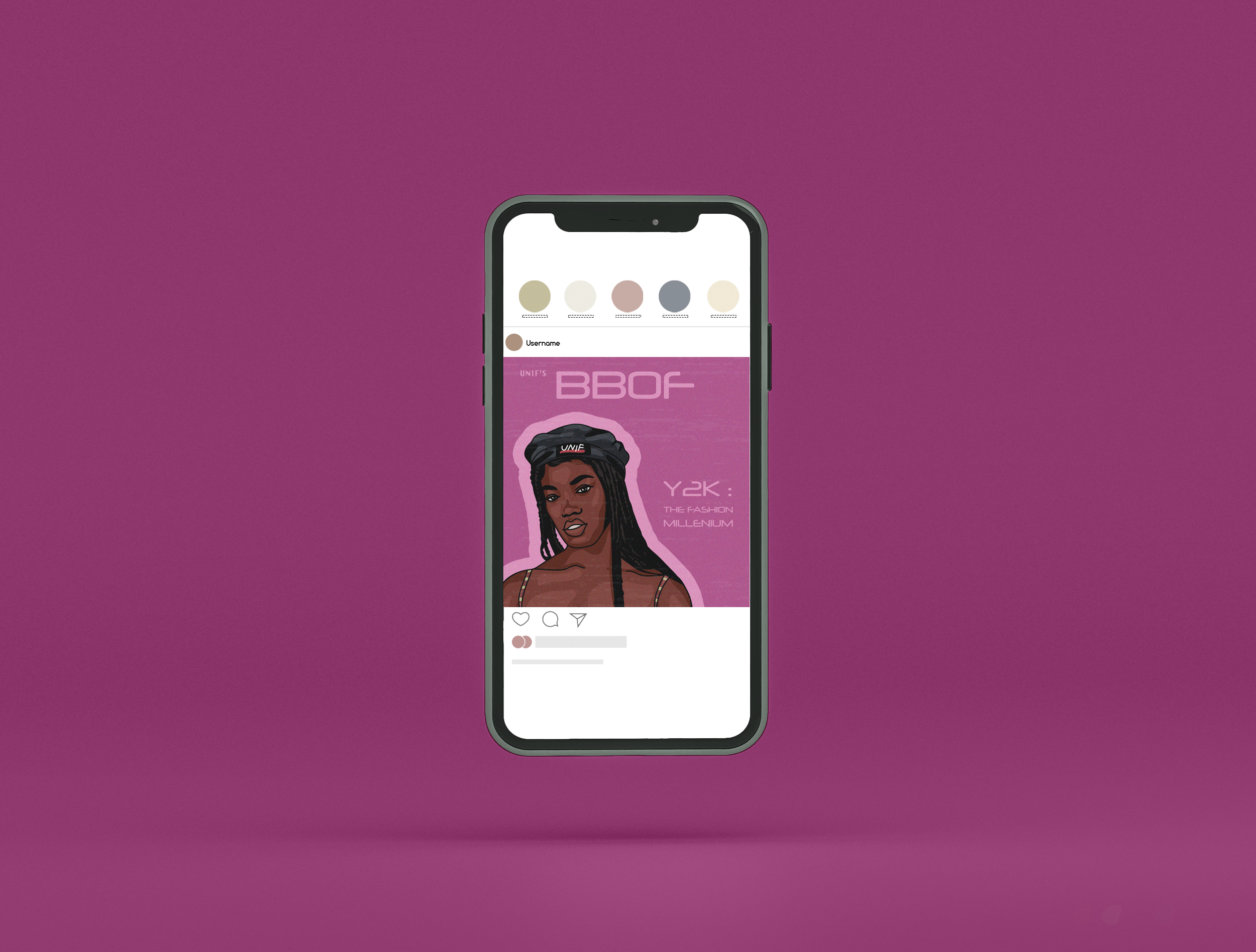 Instagram post mockup