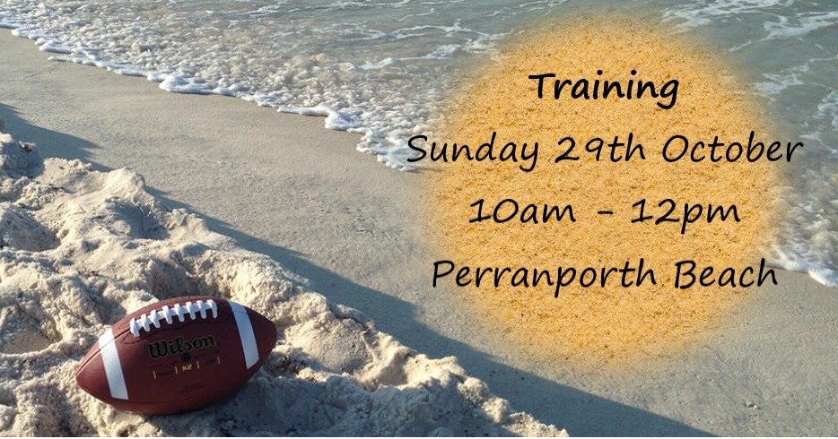 🌊 MONARCHS ARE TAKING OVER PERRANPORTH BEACH 🌊

This Sunday 29th October, we bring American football to Perranporth Beach. 

The session runs from 10am-12pm.

We welcome all abilities, shapes, sizes - come along and give it a go, their is a positio
