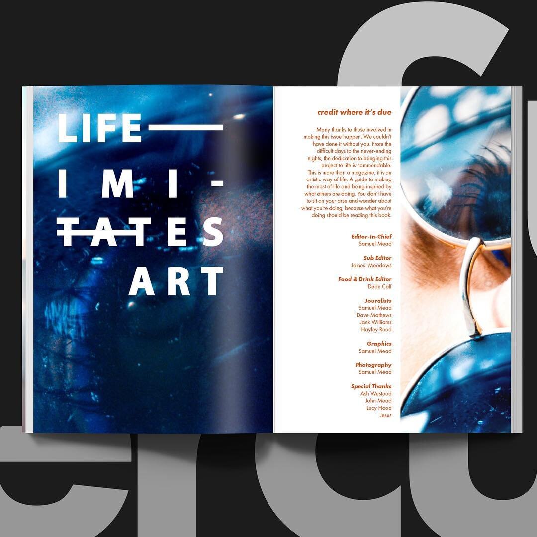 Bit of an inside scoop for the 1st issue of Supercut . - a uni project