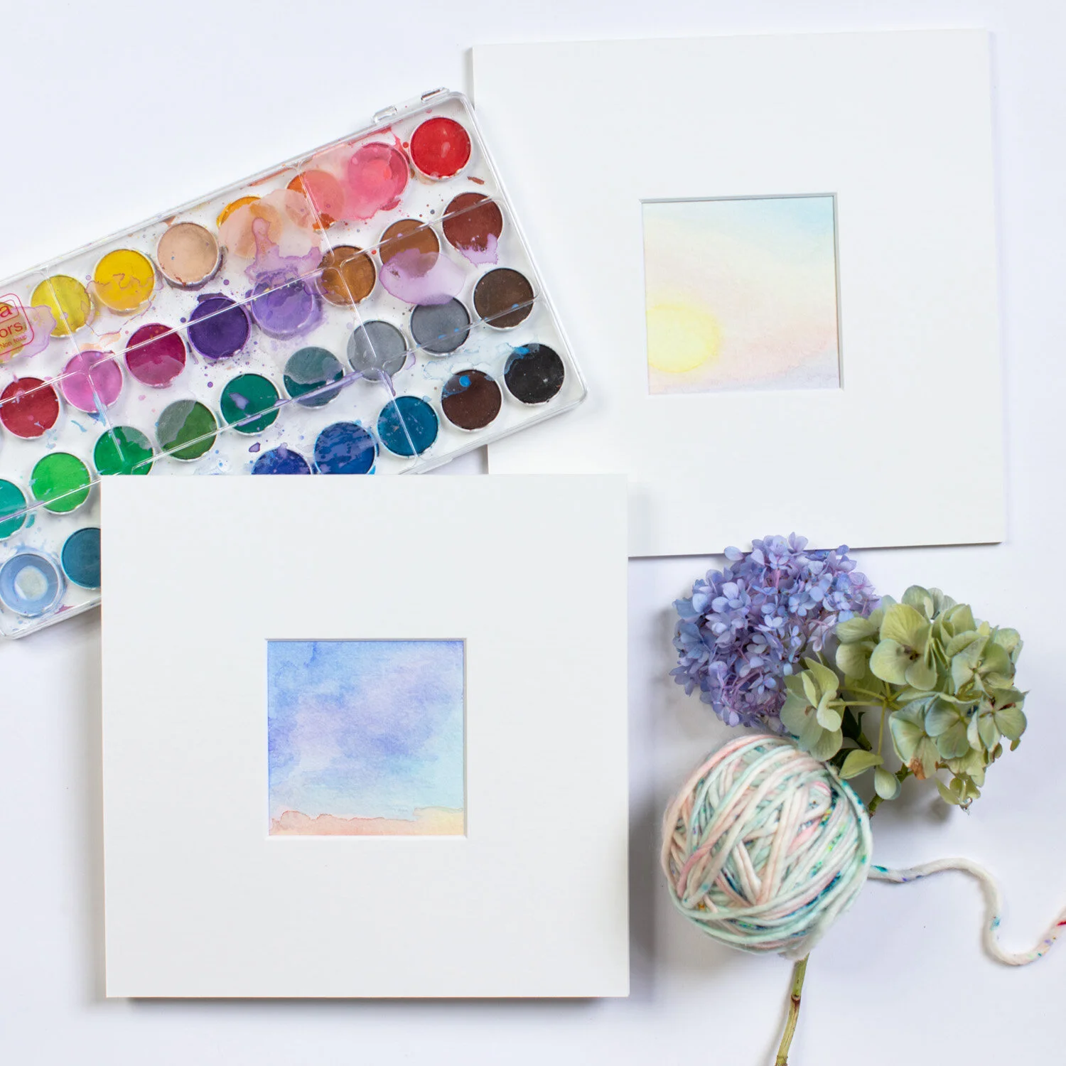 savannah-georgia-artist-abby-ecker-watercolor-painting-grouping-flatlay.jpg