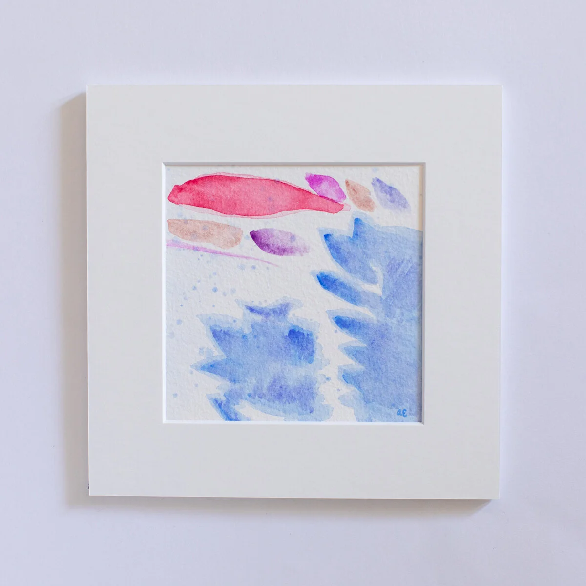 Tender Care, Original Watercolor Painting