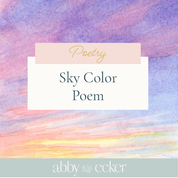 Sky Color Poem