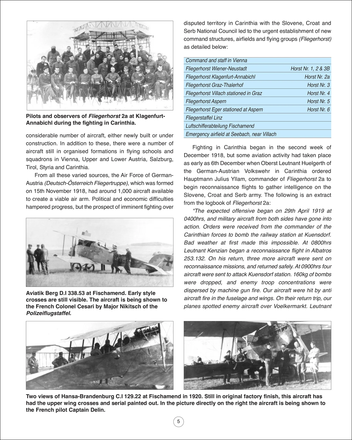 Aviation in post WW1 Austria: Blue Rider Decal Monograph No. 1 (eBook ...