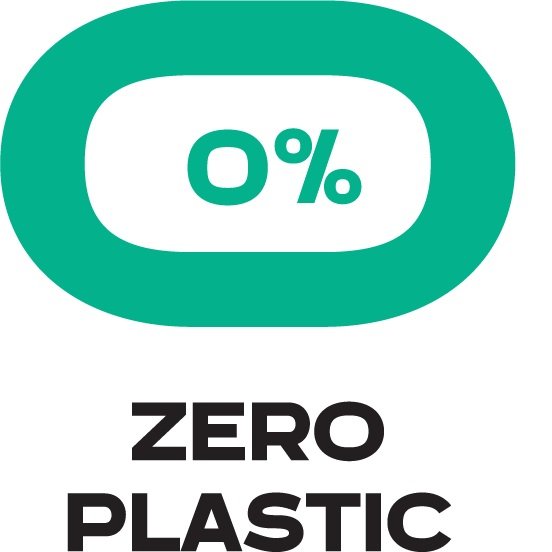an image of a zero rotated 90 degrees with "0%" in the middle and "Zero Plastic" underneath