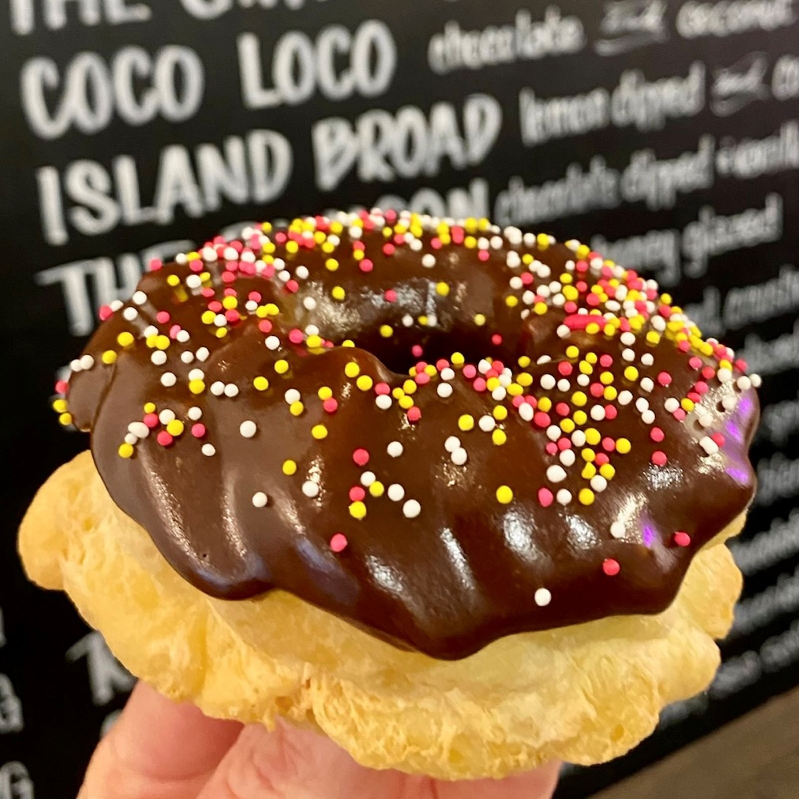 Chocolate Bloom Cruller