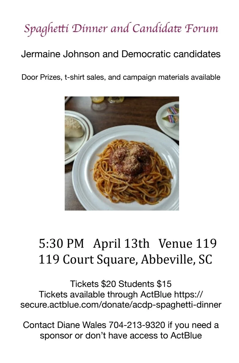 Spaghetti Dinner and Candidate Forum
