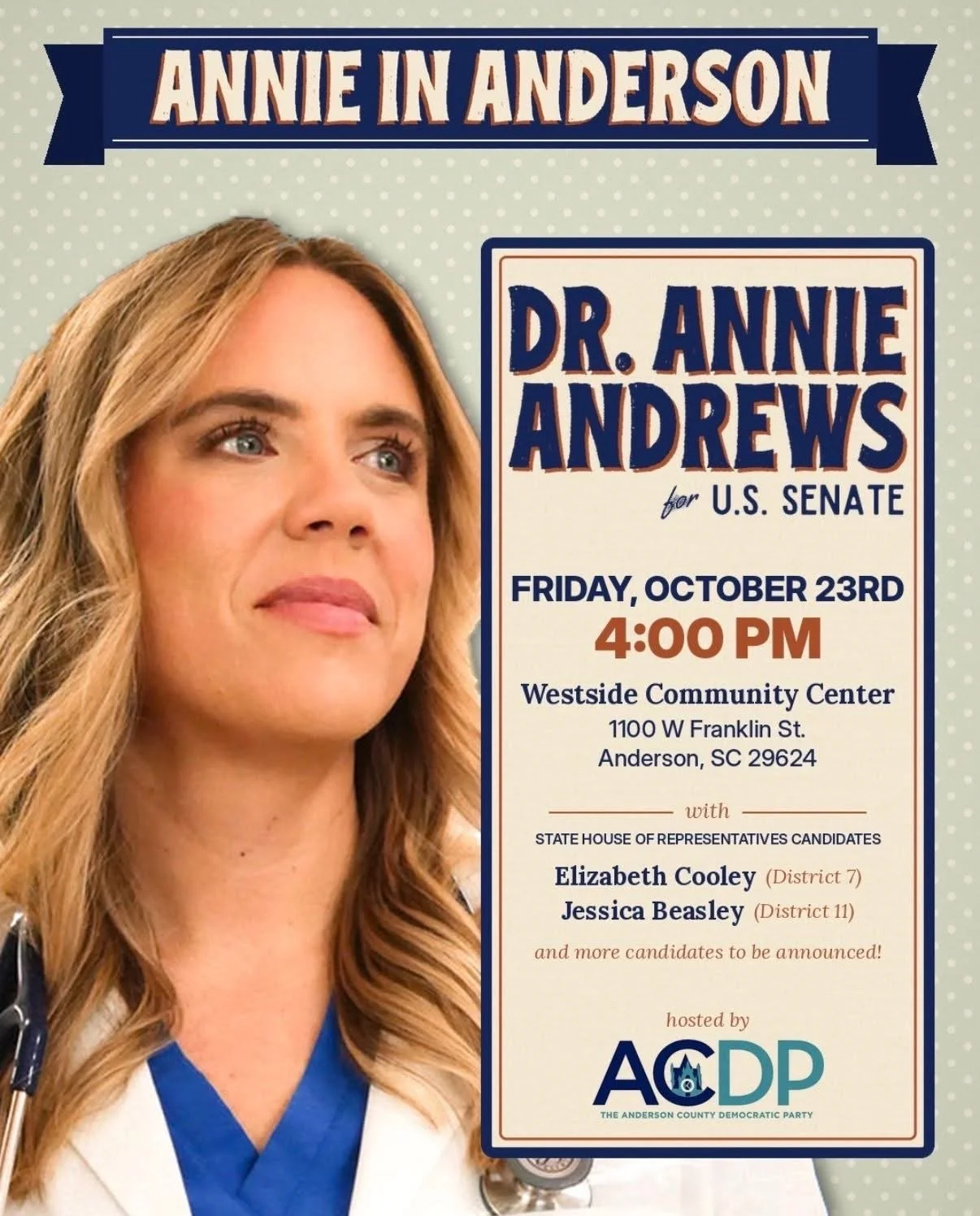 Annie Andrews in Anderson