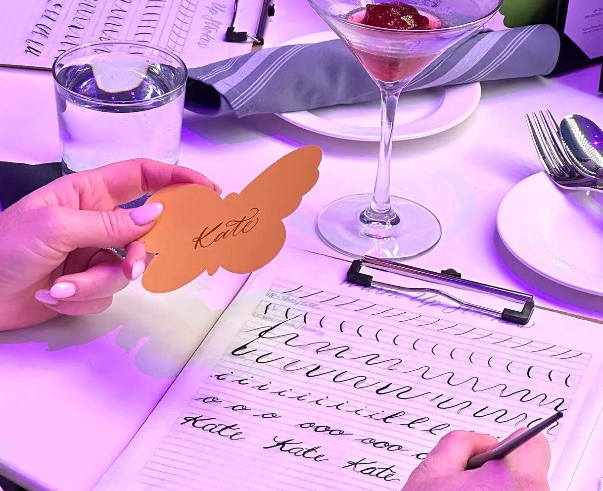 Sip & Script Beginner Calligraphy Class