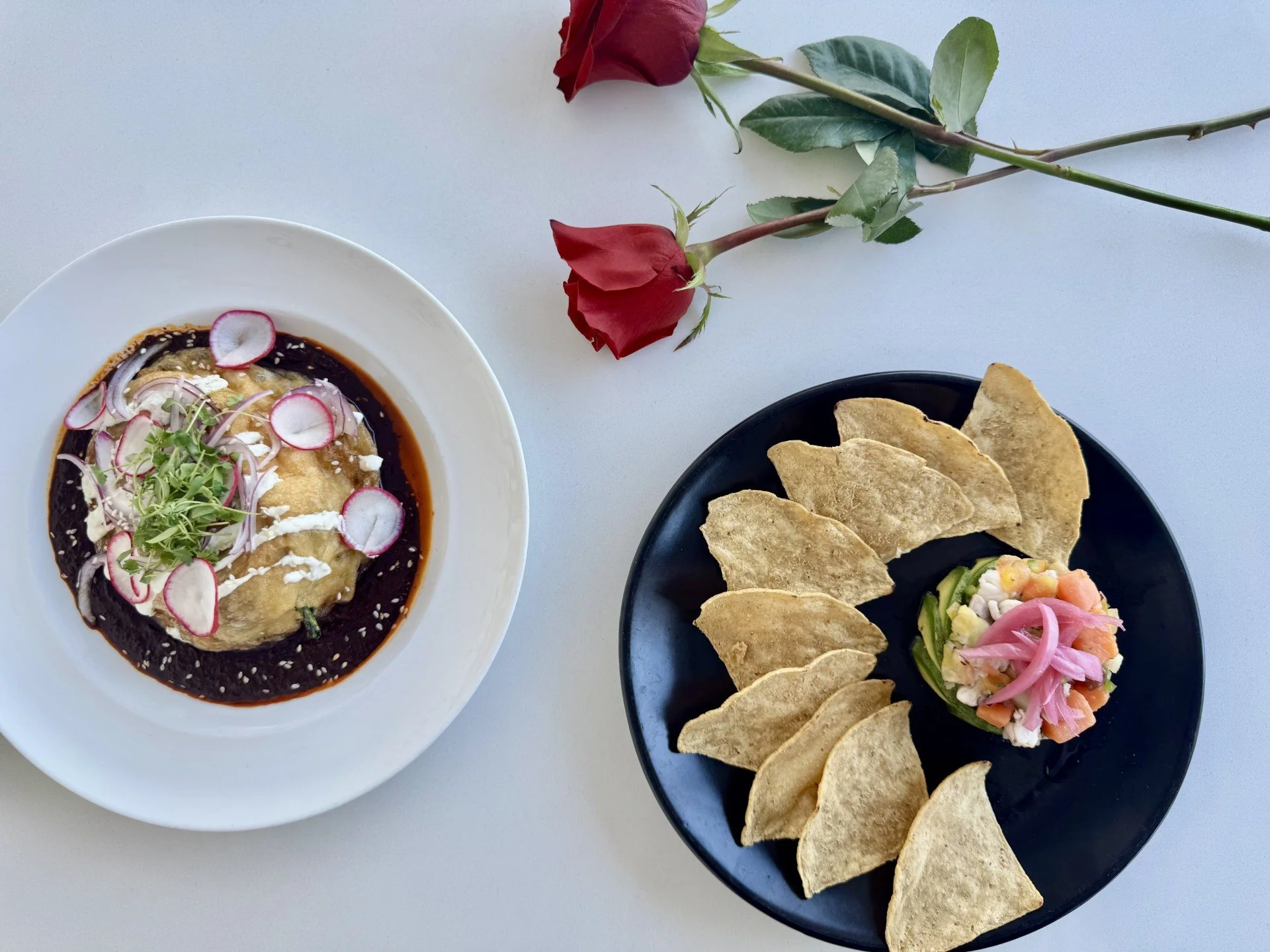 October Entree of the Month: Ceviche and Chiles Rellenos