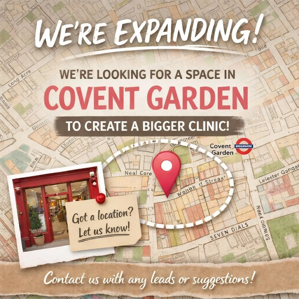 Midtown Wellness is growing and we&rsquo;re on the lookout for our next bigger clinic space in Covent Garden 🗺️✨

If you know of (or own) a ground-floor unit / shop front in the Covent Garden area that could work for a wellness clinic, we&rsquo;d lo