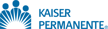 Kaiser Permanente logo with a stylized blue sun and three figures above the company's name.