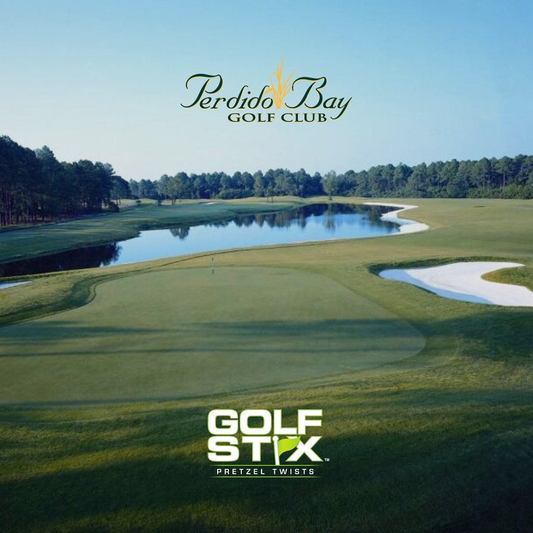 Find our Golf Stix Pretzels at Perdido Bay Golf Club in Pensacola, FL 🥨⛳️
