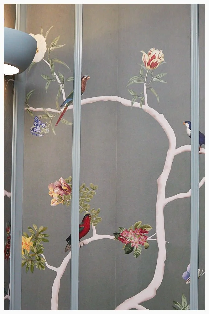 The wall decor in the Oatlands Room at Weybridge Registry Office makes it quite unique