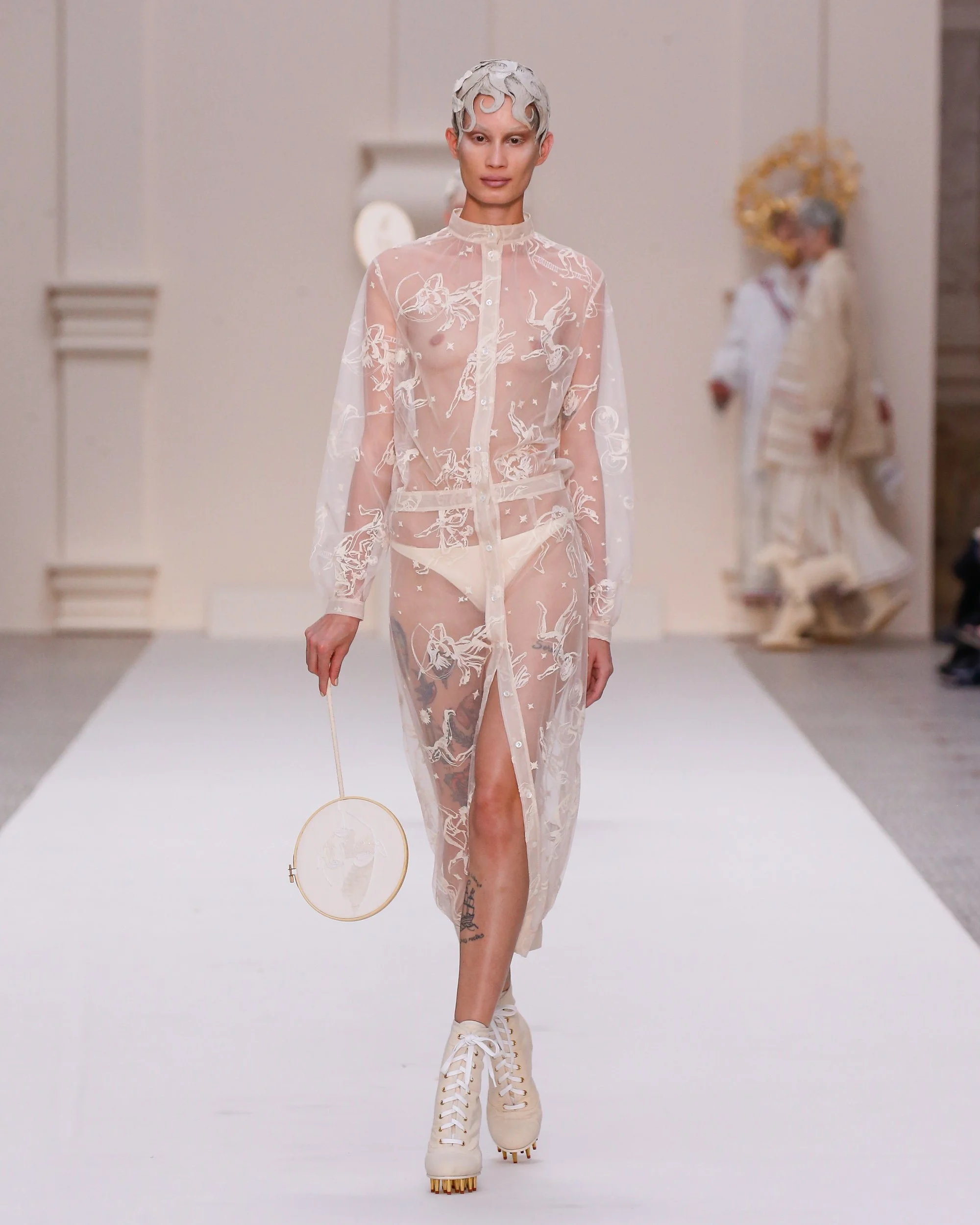 Thom Browne women's and men's 2024 couture collection<br