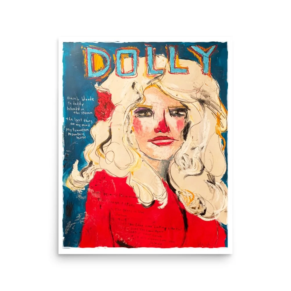 Dolly Parton – Rhinestones & Steel | 16×20 Archival Giclee`