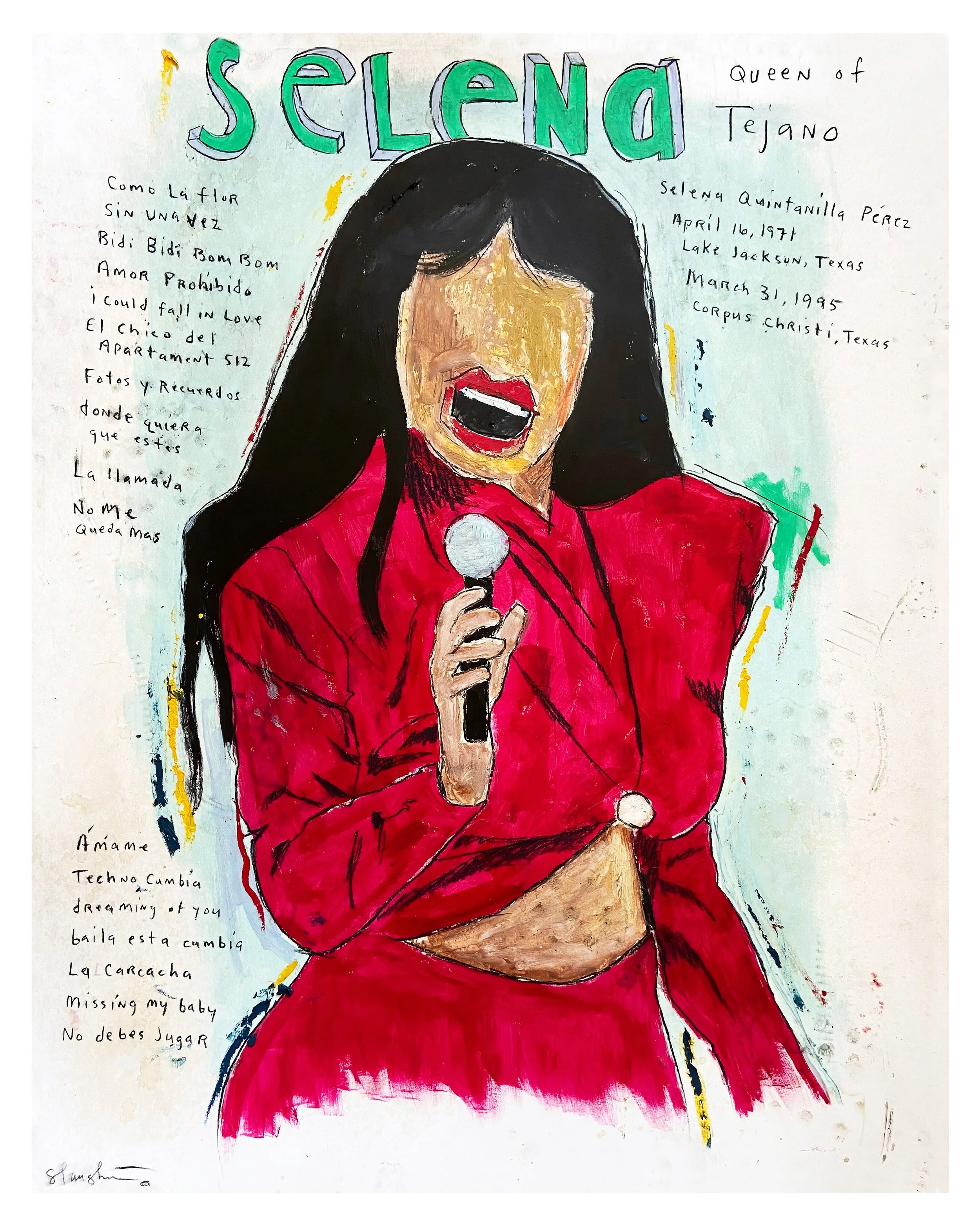 Selena – Queen of Tejano | 16×20" Framed Archival Giclèe