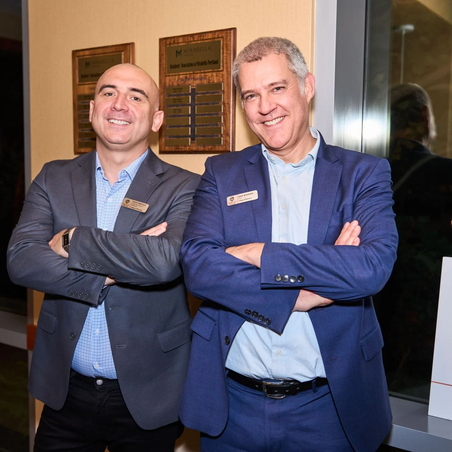 Dr. Oleh Taratula, associate dean for research in the Oregon State University College of Pharmacy, joined Dean David Bearden to share recent advances from the college and present Taratula’s pioneering work on a novel therapeutic approach for cancer c