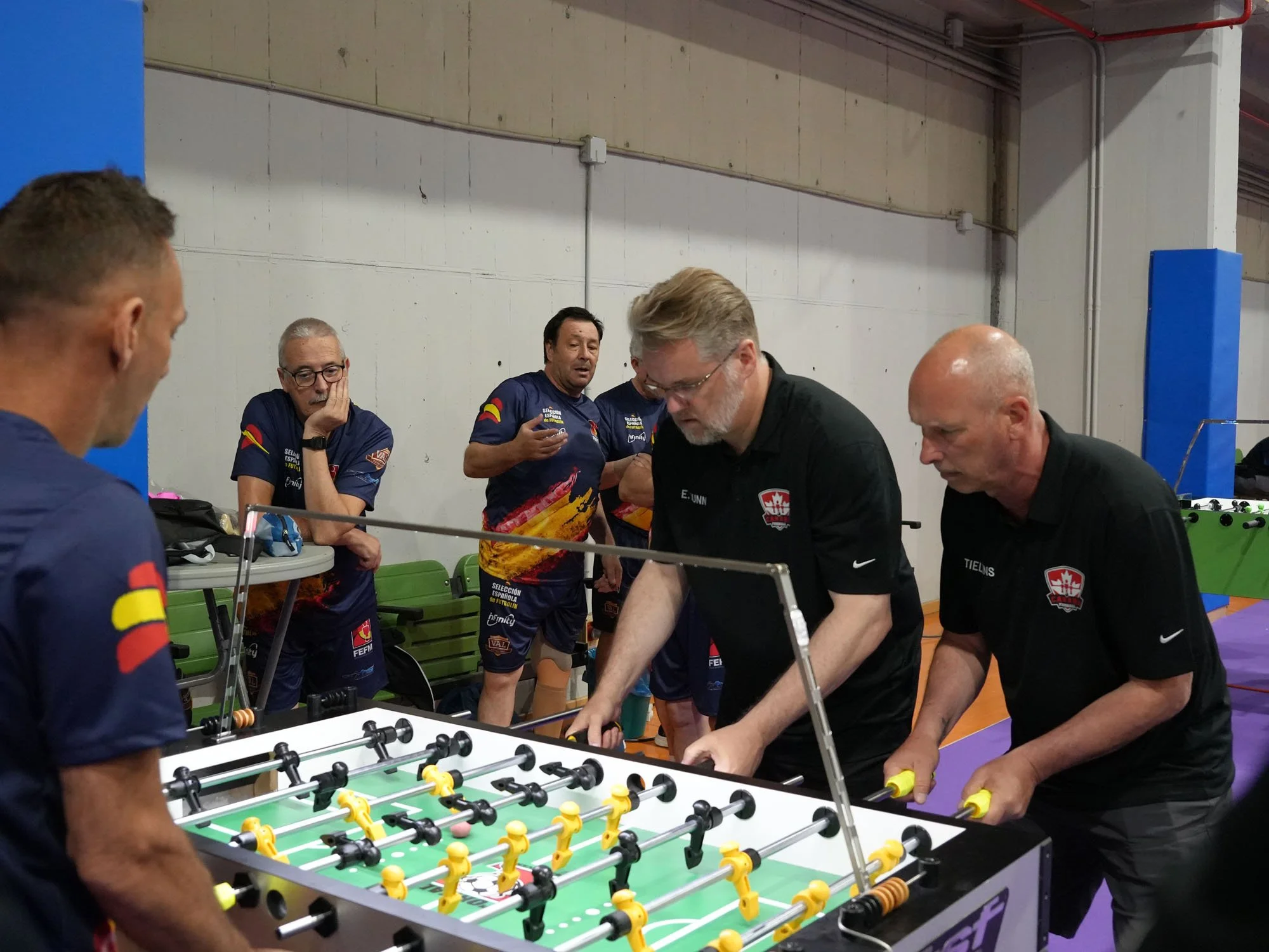 Canada Senior players Eric Dunn (left) and Peter Tielens (right).