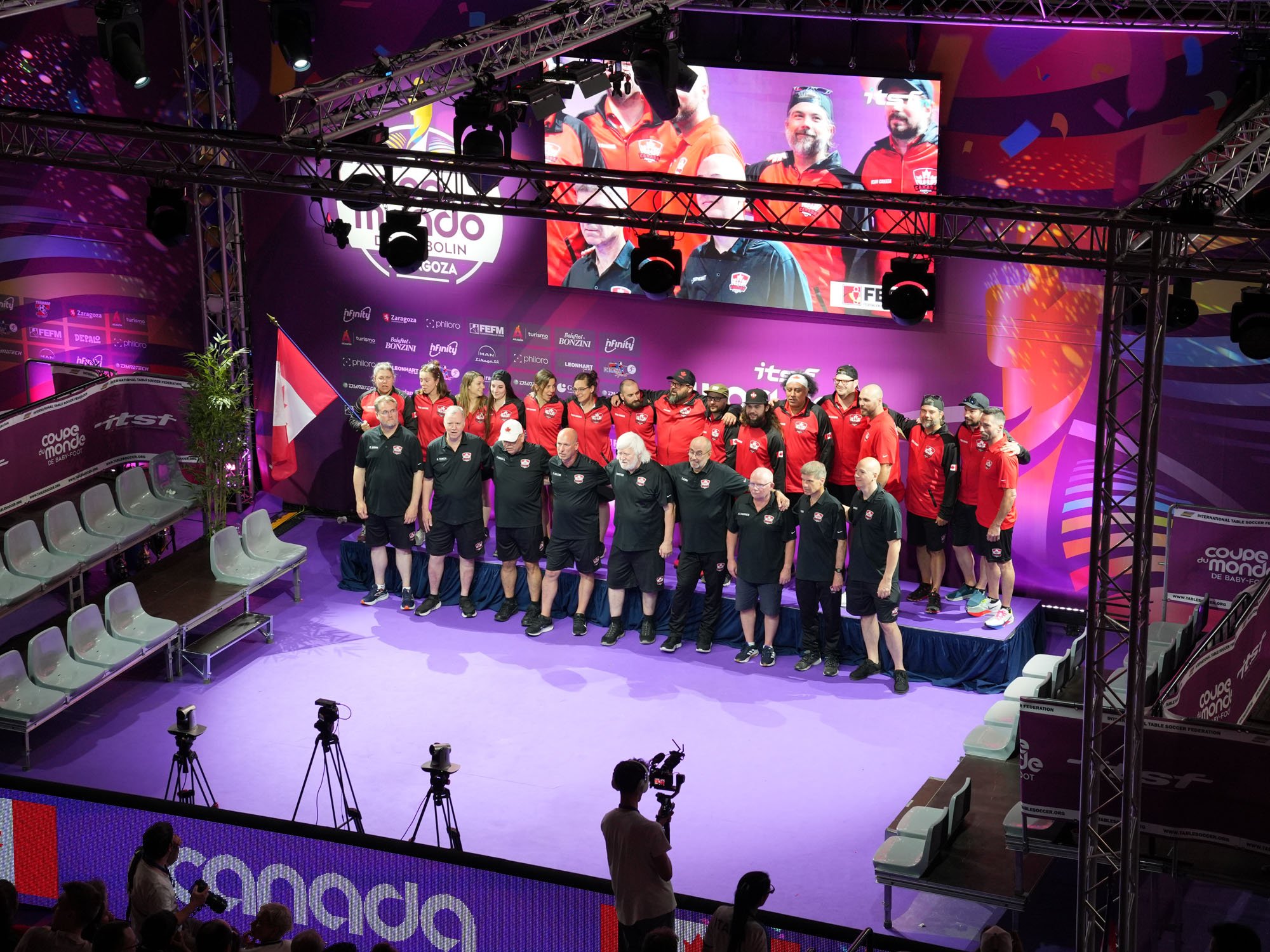 Team Canada during the Opening Ceremony.