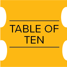 Table of 10: Comedy Night
