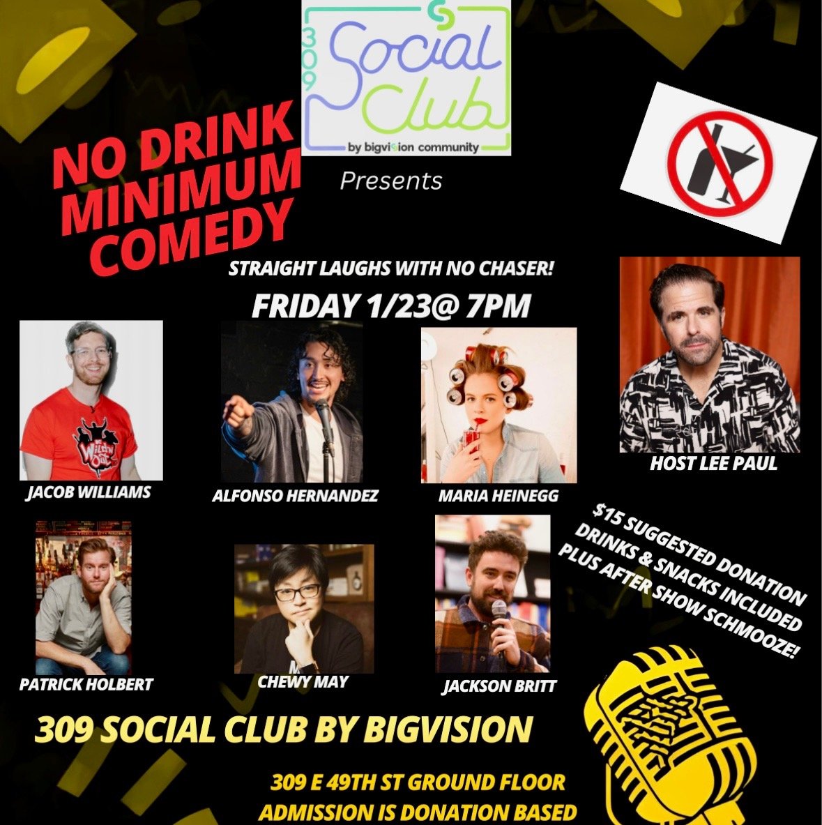No Drink Minimum- Stand Up Comedy
