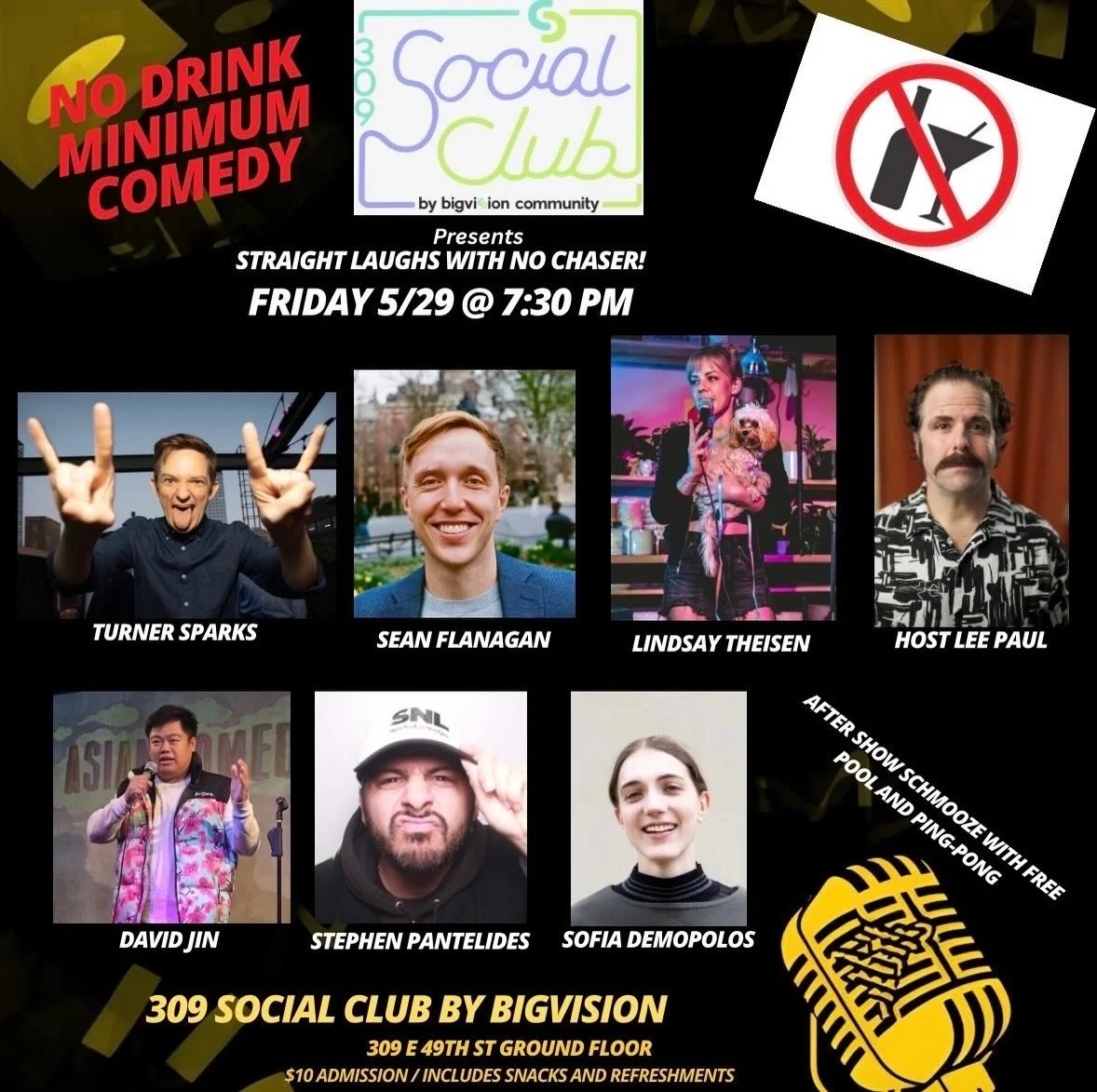 Come check out our comedy show this Friday May 29 🕺🥳