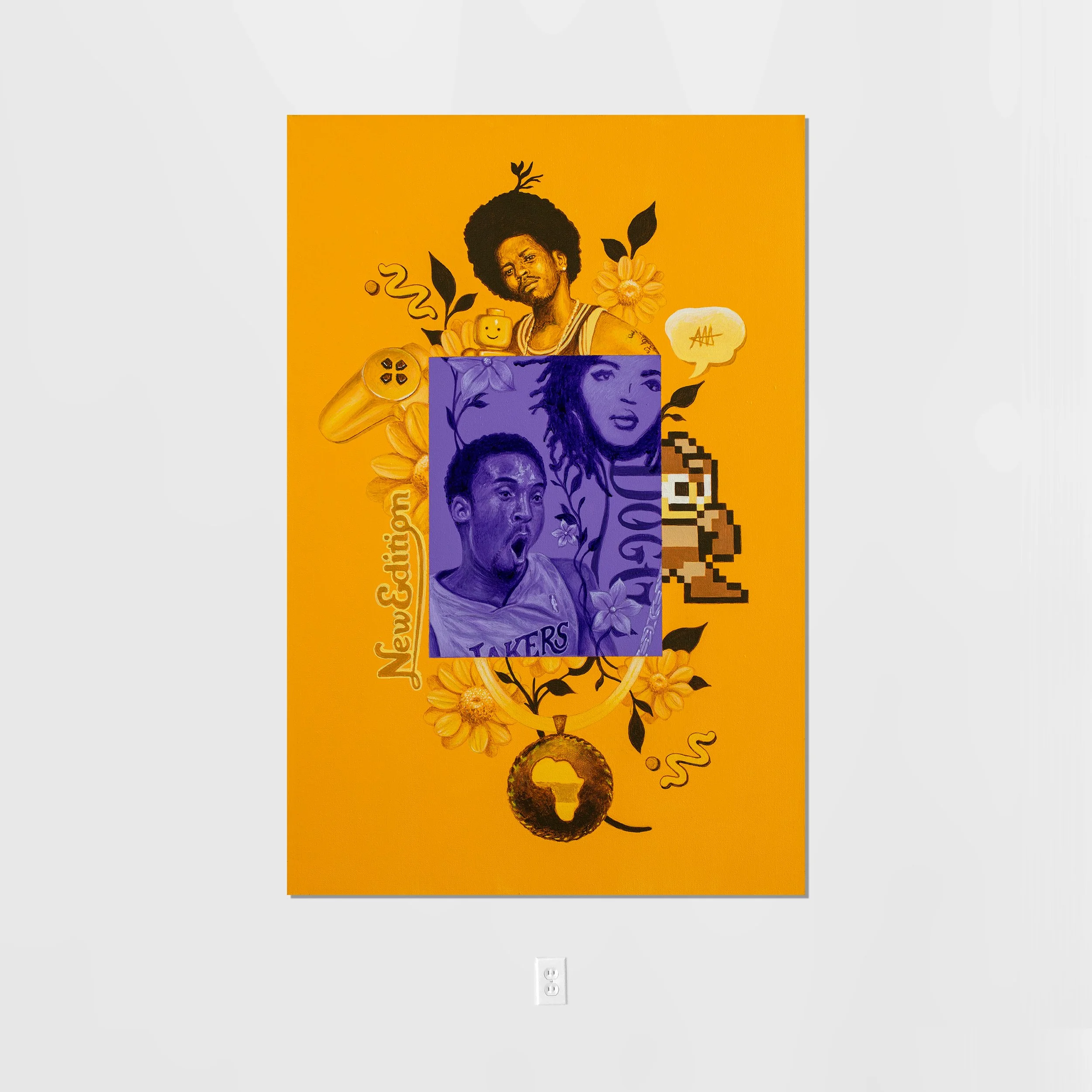 MILLENNIAL BOY I  /  30"x40" acrylic on canvas