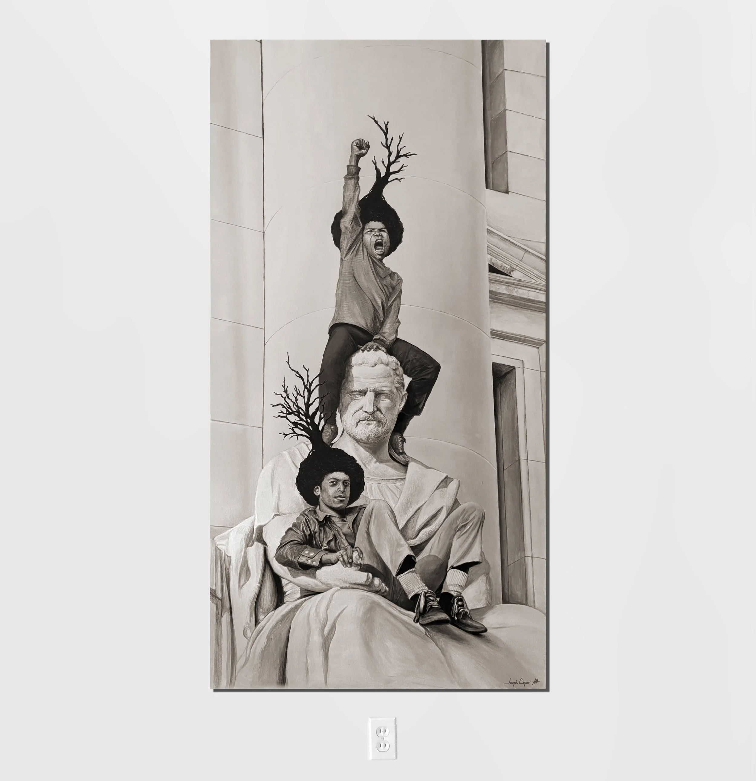 HISTORY REPEATS  /  6'x3' acrylic on canvas