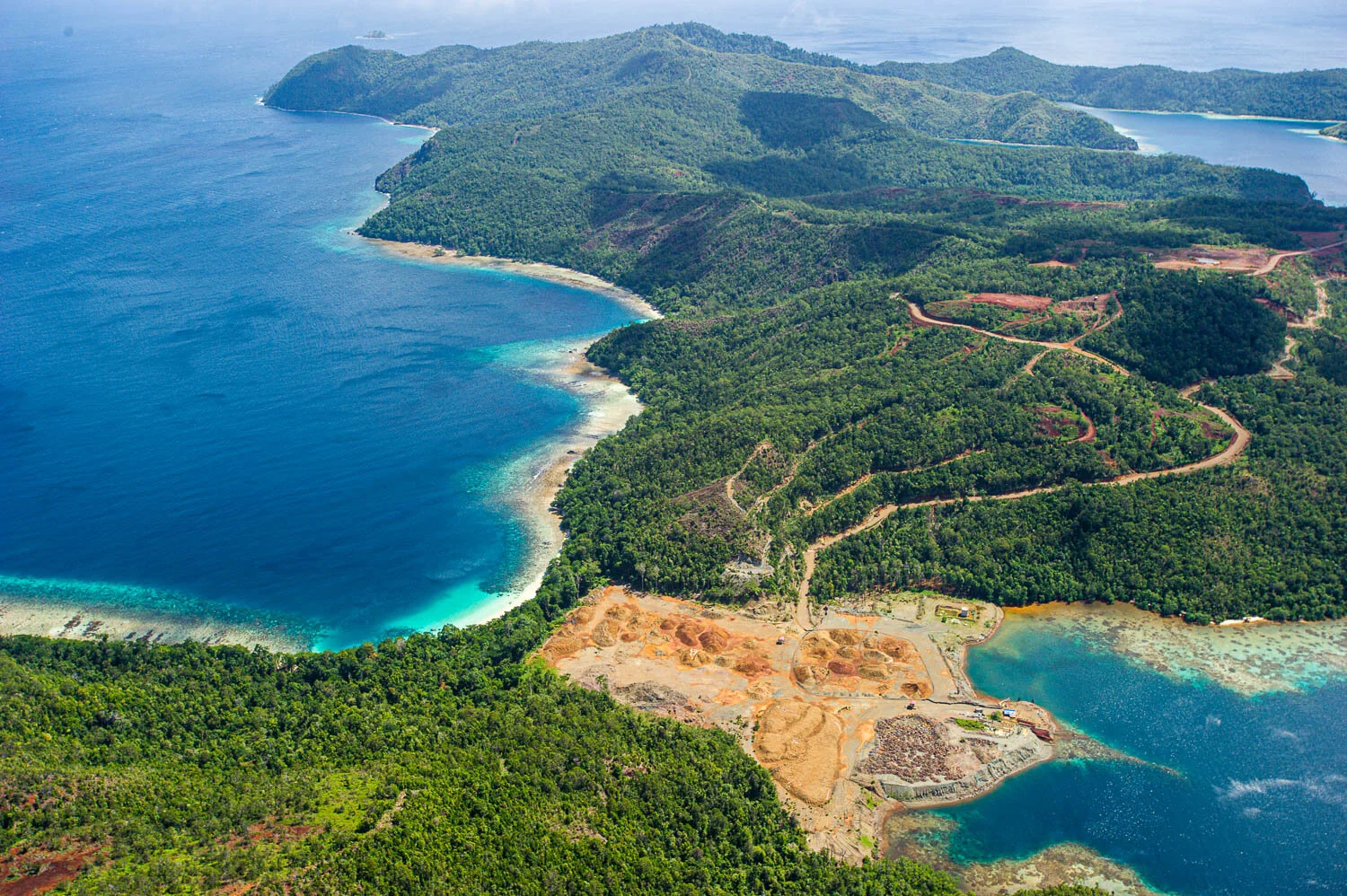 Due to their remoteness, nickel mines in Raja Ampat operate with very little environmental impact assessment. Waste is washed out to sea, suffocating coral reefs and decimating the fishing grounds of local communities.