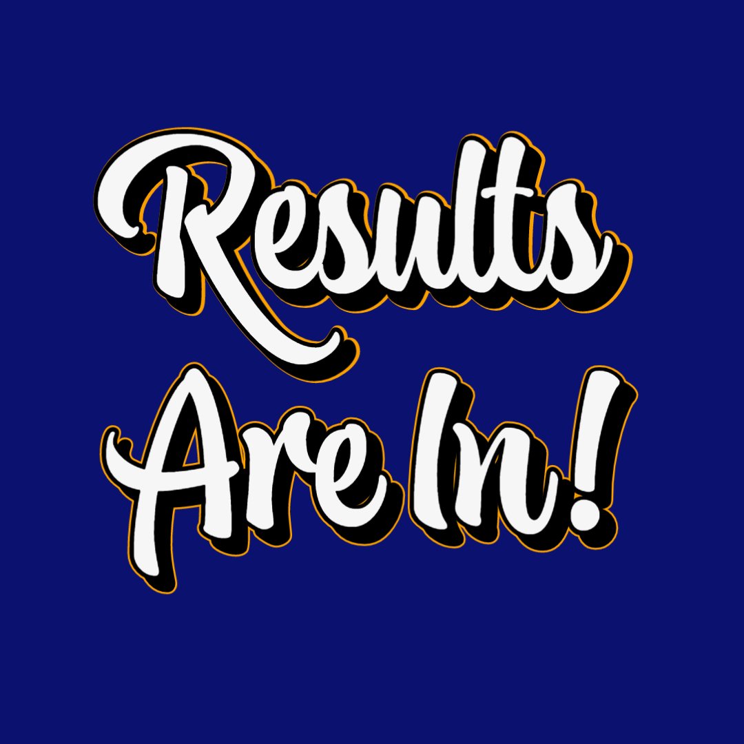 Results Are In!
