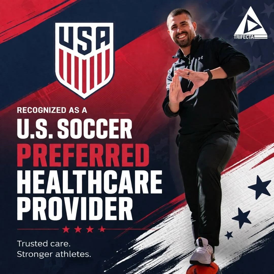 🎉 Dr. Jeremy Boyd has been recognized as a U.S. Soccer Preferred Healthcare Provider&mdash;a true reflection of both clinical excellence and a passion for the game.

💪 At Trifecta, we believe athletes deserve more than standard rehab. They deserve 
