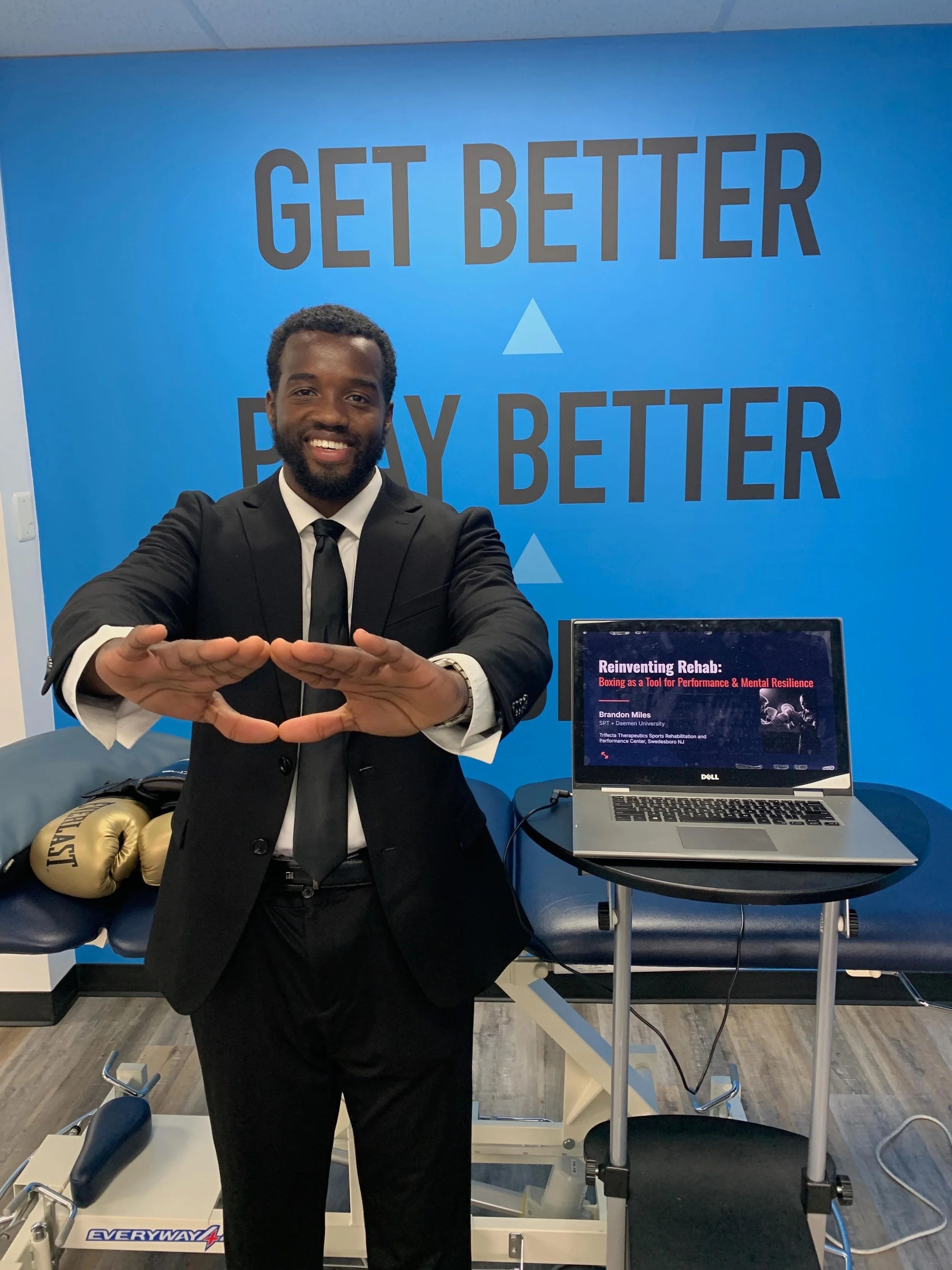 Fecta Farewell to SPTs Brandon and Kyle 🔼 @kyleckeith @theelitedpt 

💪 Brandon was a SPT under Dr. AJ in Swedesboro and finished his last clinical rotation with us last week! We wish you the best of luck on your journey to becoming Dr. Miles! Thank