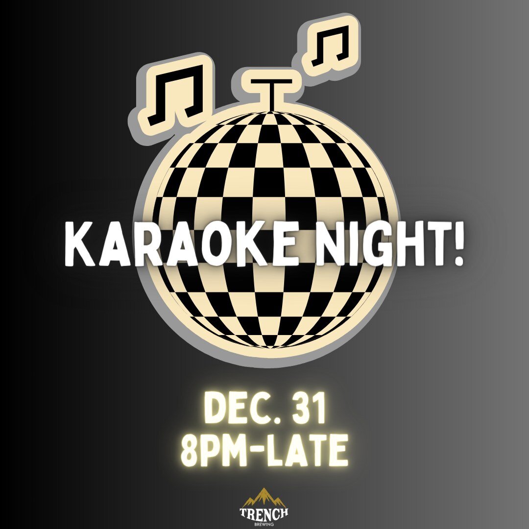 No plans for December 31st? We got ya covered! 
Join us for a fun night of drink specials, karaoke, and good times.
The fun starts at 8pm. 
We will be open 5PM-1AM