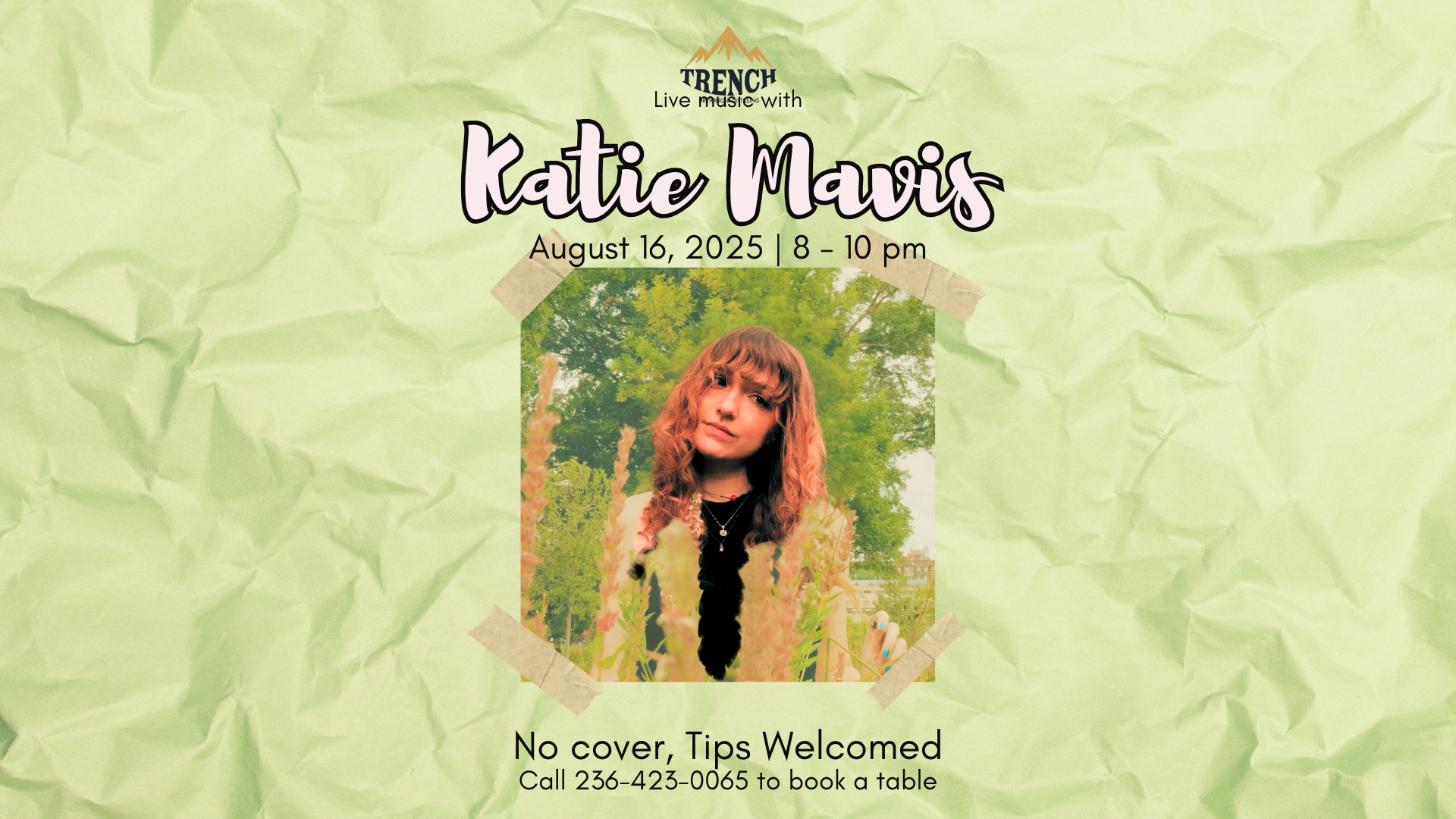 Live Music with Katie Mavis
