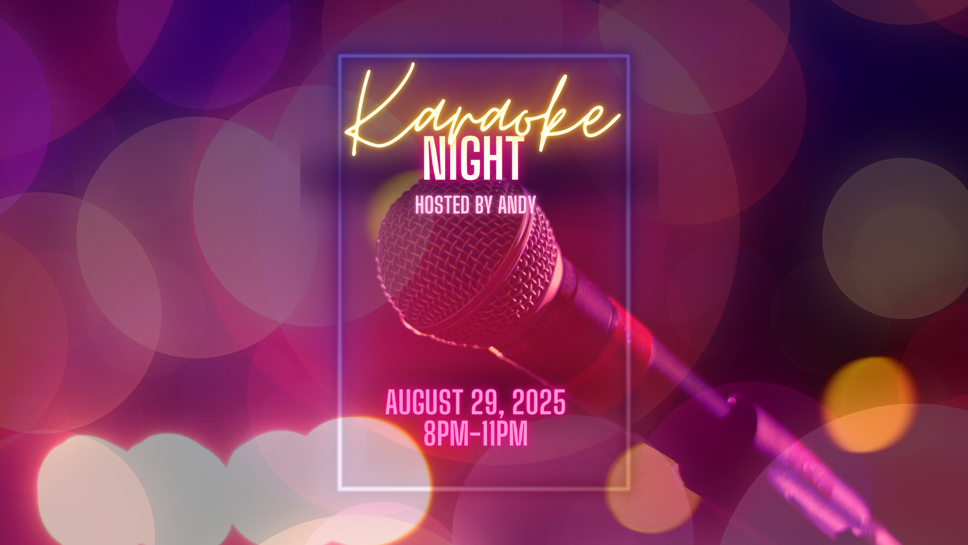 Karaoke Night with Andy