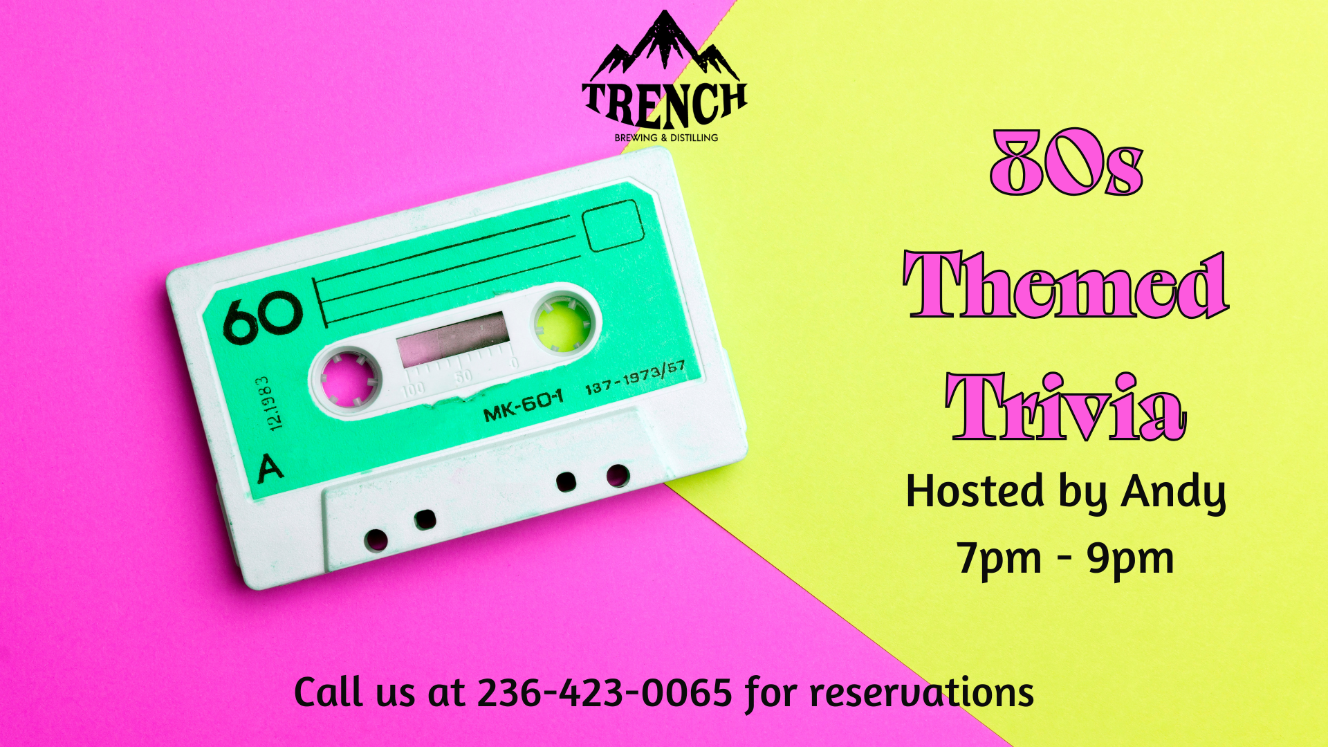 80’s themed trivia