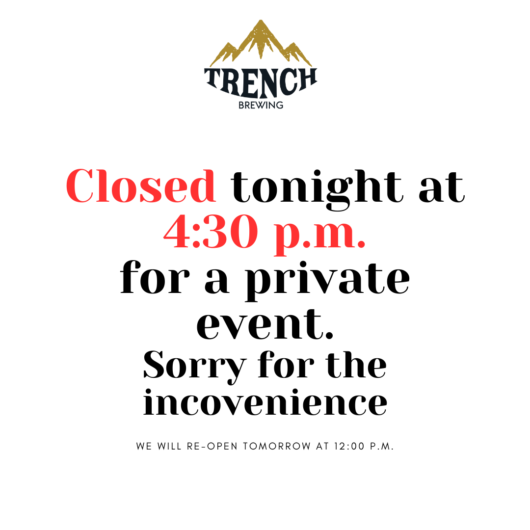 CLOSED FOR PRIVATE EVENT