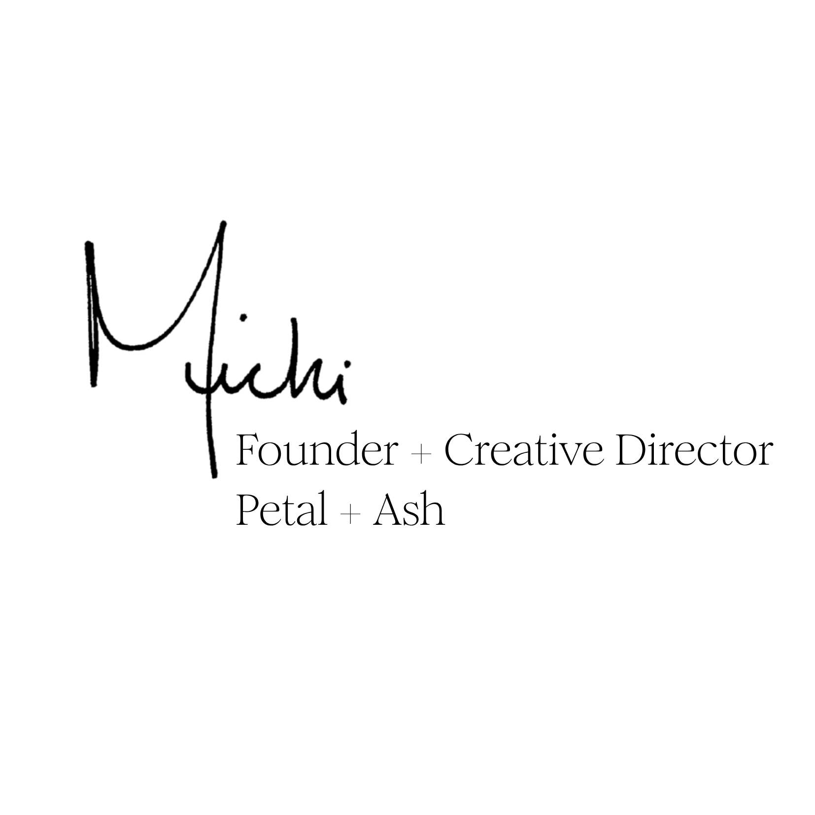 Micki Signature