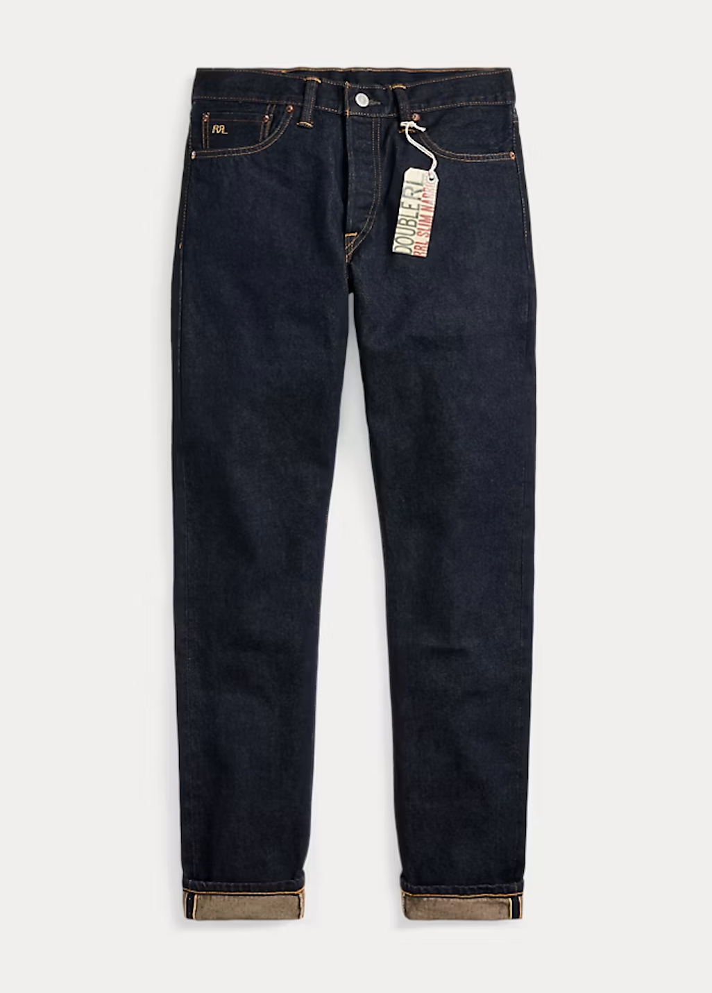 RRL Slim Narrow Once-Washed Selvedge Jeans