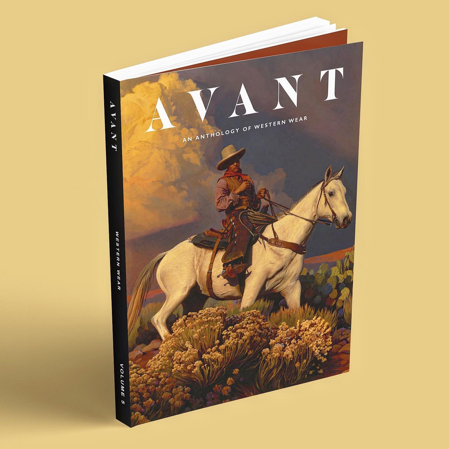 Avant 5, An Anthology of Western Wear, is now available for pre-order on theavantmag.com !
Who has already pre-ordered a copy ? Let us know !!!
Art cover by @markmaggiori ! 
#book #avant #avantmagazine #western #wear #westernwear #westernstyle #artco