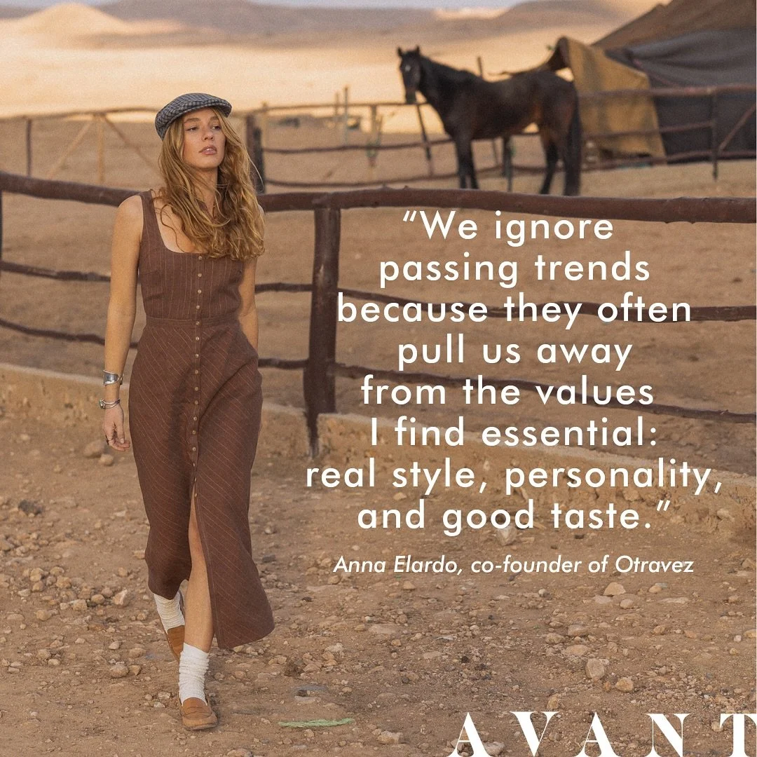 From Italy to the American Southwest, Anna Elardo lives and breathes the spirit of vintage.
⁠
In our upcoming book AVANT: The Voices Behind Vintage Clothing, the co-founder of @otravezcollection shares her journey, her passion for the U.S., and how s