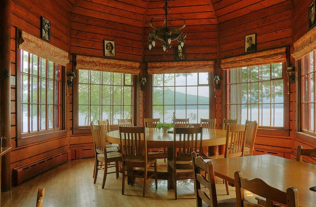Camp Sagamore dining room