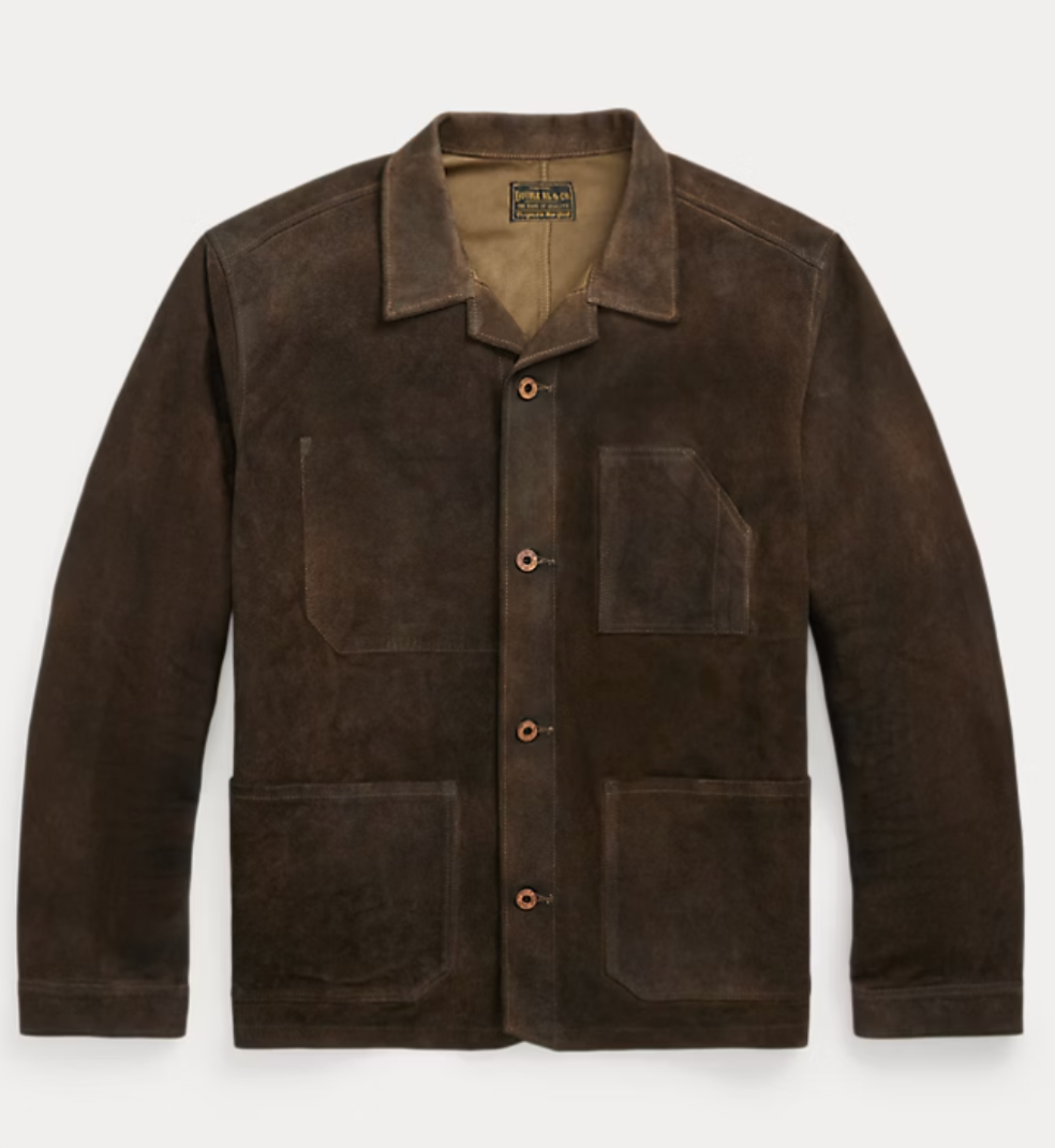 Suede brown workwear jacket Double RL