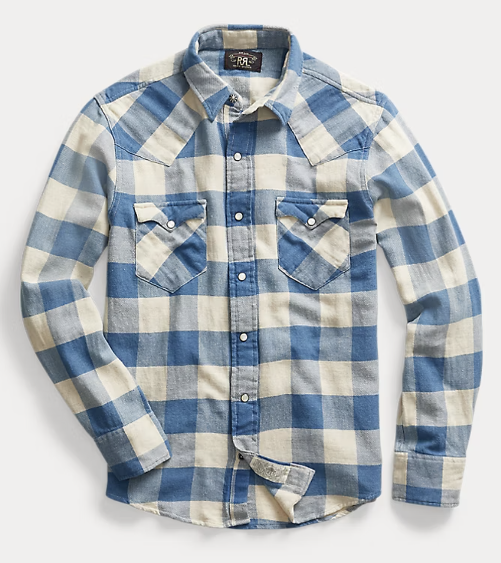 Scottish Pattern Workwear Shirt Double RL