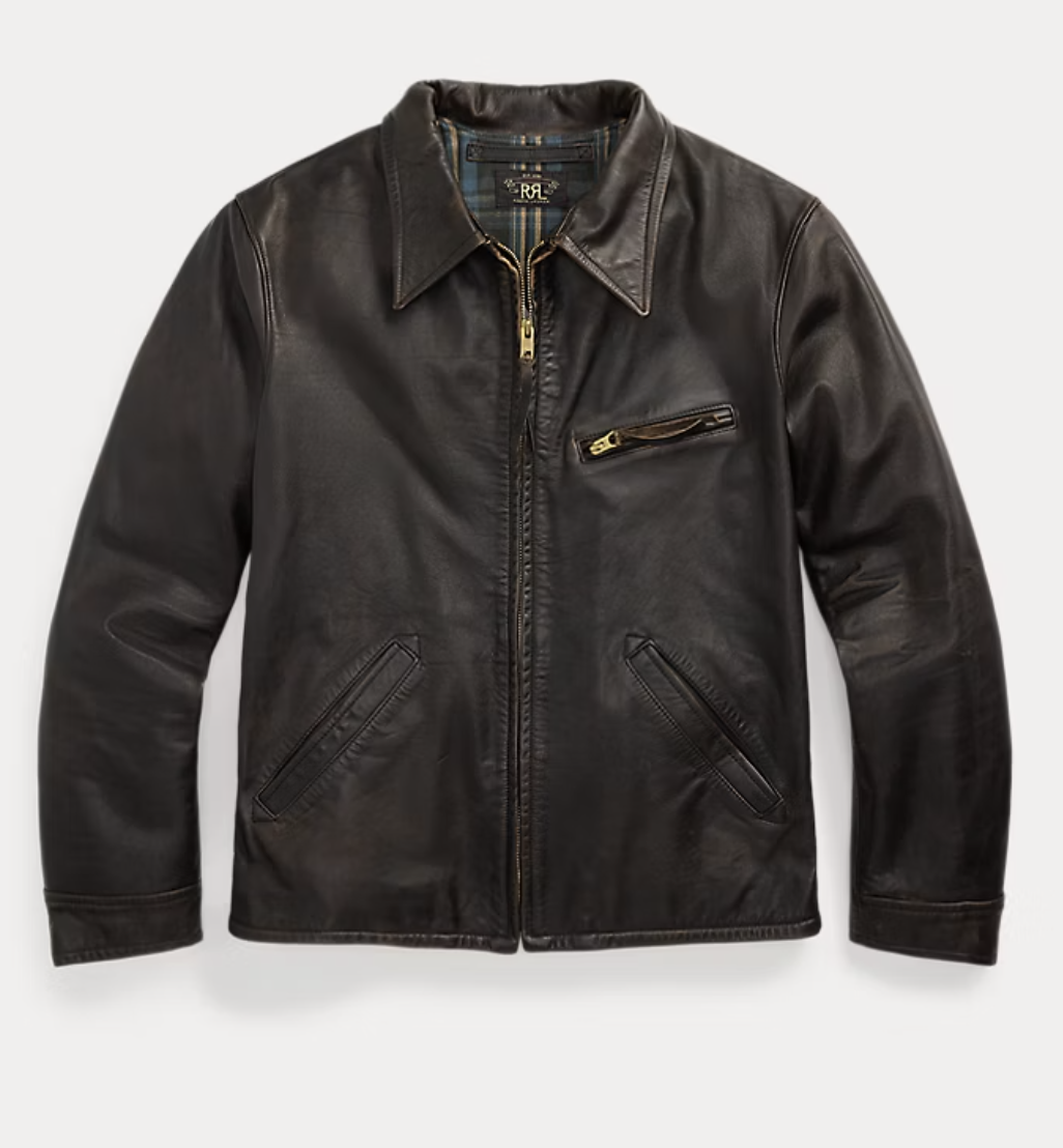Leather jacket Double RL